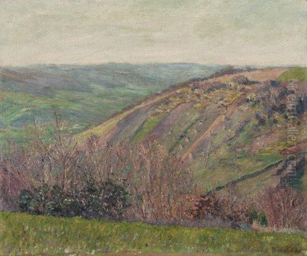 Paysage Vallone Oil Painting by Blanche Hoschede Mone