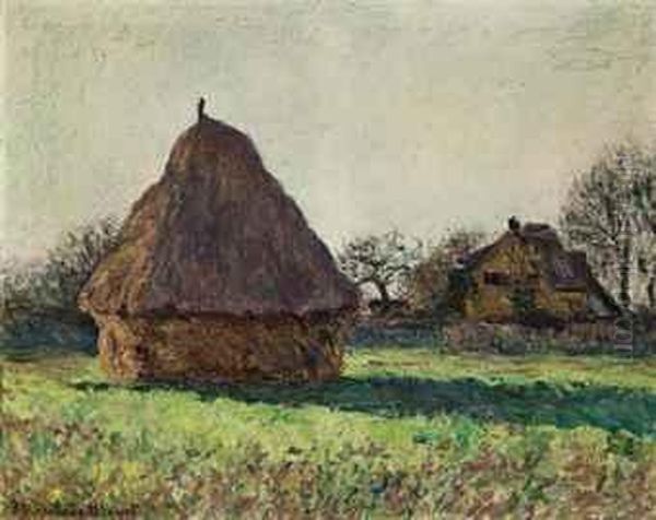 La Meule Oil Painting by Blanche Hoschede-Monet