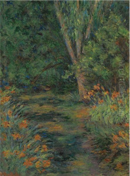 Fleurs Du Jardin Oil Painting by Blanche Hoschede-Monet