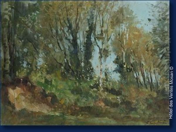 Sous-bois Oil Painting by Charles Houben