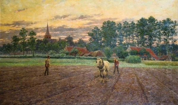 Kempisch Landschap Oil Painting by Henri Houben