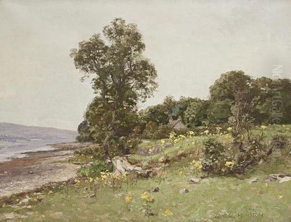 Loch Fyneside Oil Painting by George Houston