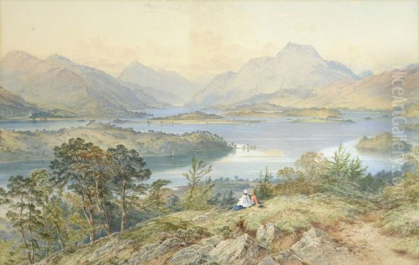 Loch Lomond Oil Painting by John Adam P. Houston