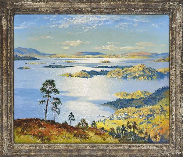 Loch Lomond Oil Painting by Robert Houston