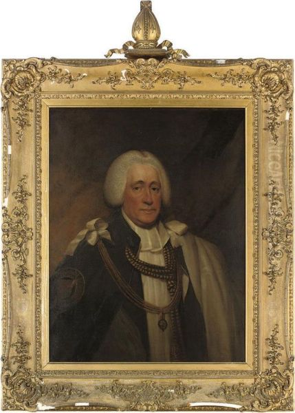 Portrait Of The Hon. Brownlow Oil Painting by Howard, H.