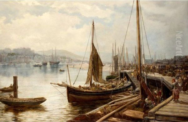 Whitby Oil Painting by William Howard Hart