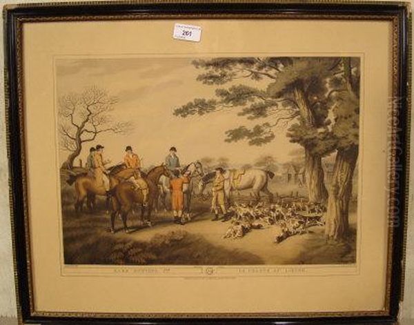 A Coloured Print Oil Painting by William Sam. Howitt