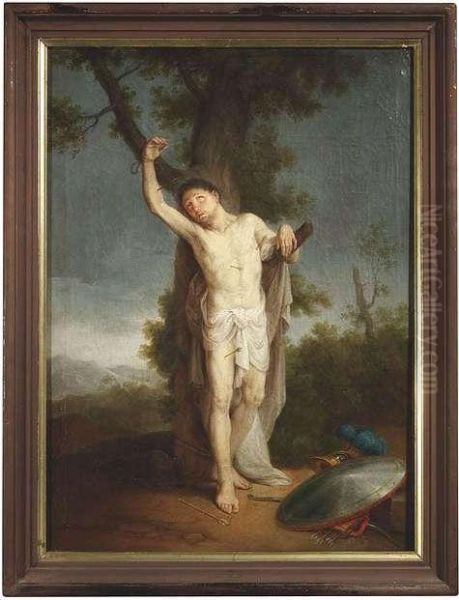 Saint Sebastian Oil Painting by Conrad Huber