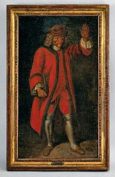 Huber, Voltaire Oil Painting by Jean Huber