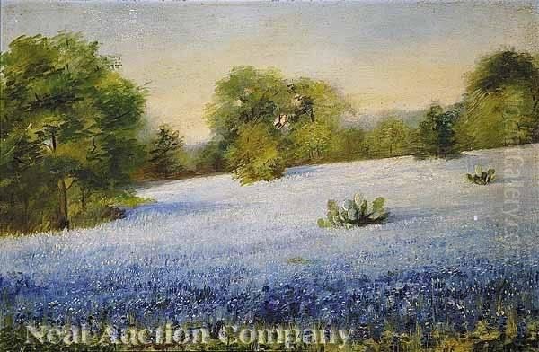 Bluebonnets by Nannie Zenobia Huddle