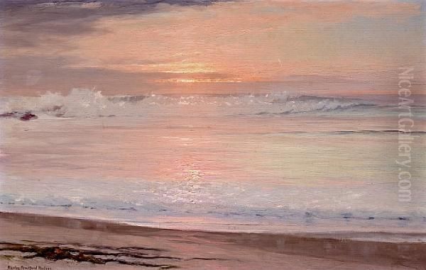 Carmel Sunset Oil Painting by Charles Bradford Hudson