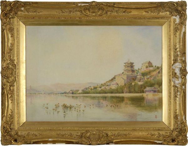 The Emperor's Palace, Beijing Oil Painting by Thomas Hudson Liddell