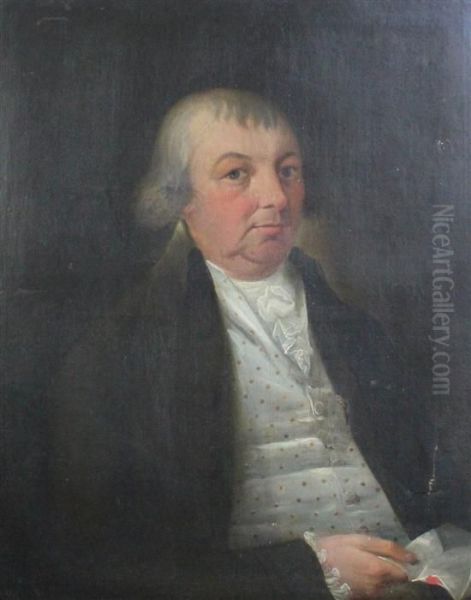 Portrait Of Lord Hislop Oil Painting by Thomas Hudson