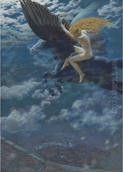 Dream Idyll Oil Painting by Edward Robert Hughes