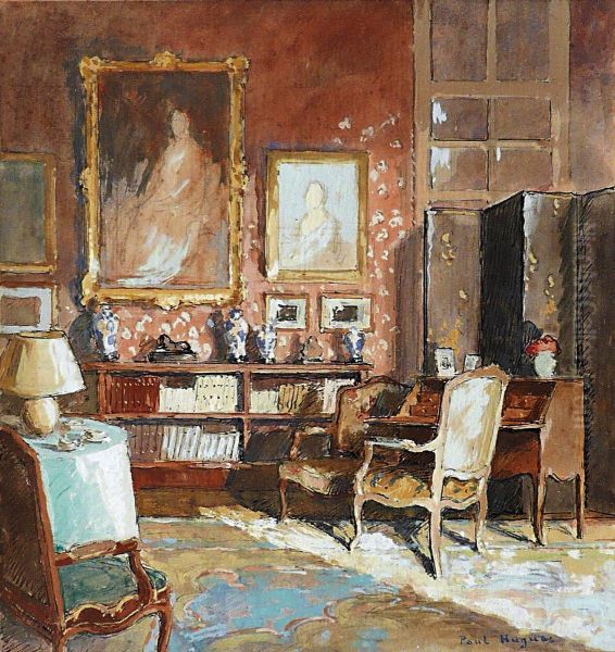 Lesalon Oil Painting by Paul Jean Hugues