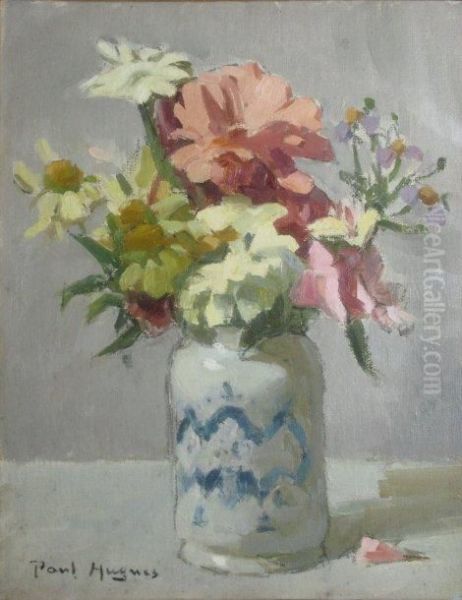 Bouquet De Marguerites Oil Painting by Paul Jean Hugues