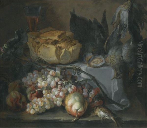 Still Life Oil Painting by Pierre-Nicolas Huillot