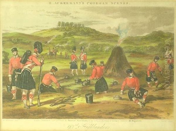 42nd Regiment Of Infantry Oil Painting by Edward Hull