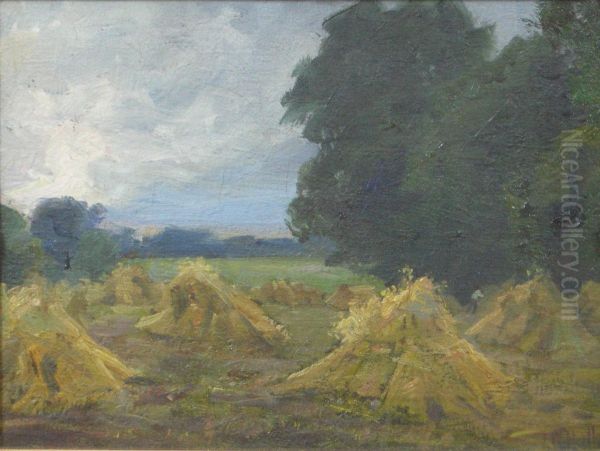 Haystacks by Frederick W. Hull