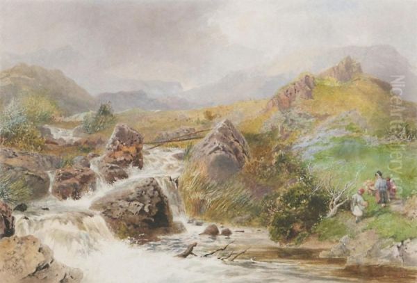 Moel Verna, Meirioneddshire, Northern Wales Oil Painting by William Hull