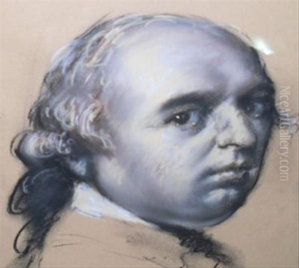 Portrait Of George Stubbs Oil Painting by Ozias Humphrey