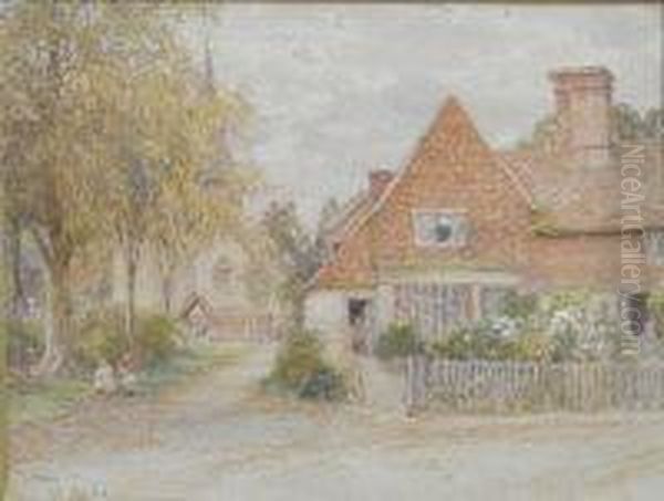 At Alfold, Surrey Oil Painting by Thomas Hunt