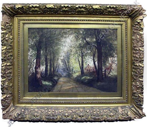 Country Road, Oil Painting by Charles Day Hunt