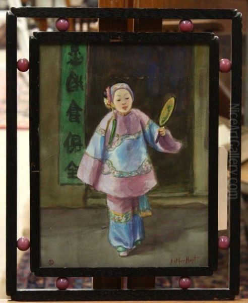 Framed Watercolor by Esther Anna Hunt