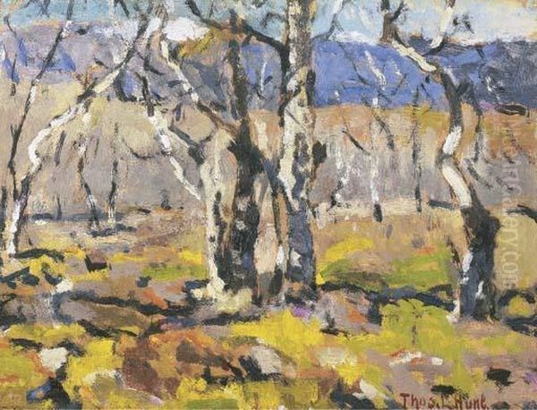 Sierra Madre Landscape Oil Painting by Thomas Hunt