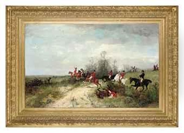 The Hunt Oil Painting by Emil Hunten