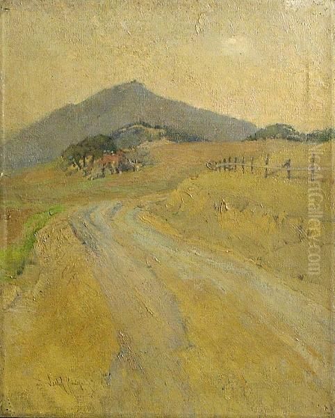 A Country Road Oil Painting by Isabel Hunter