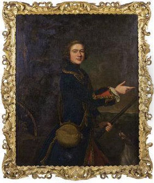 Portrait Of Sir Edward King Oil Painting by Robert Hunter