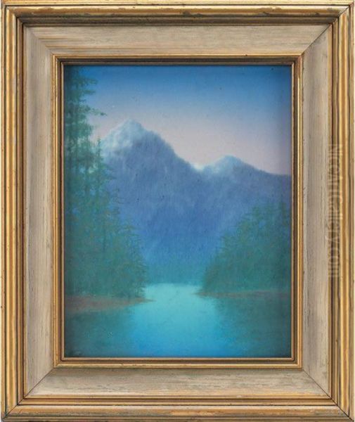 Canadian Rockies Oil Painting by Edward Timothy Hurley