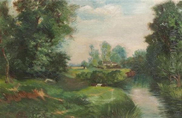 Untitled (summer Landscape) by Frank Townsend Hutchens