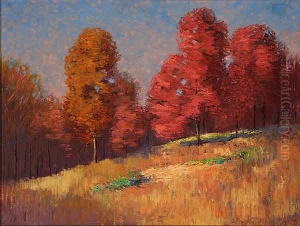 Spring Valley, Washington, D.c. Oil Painting by Will Hutchins