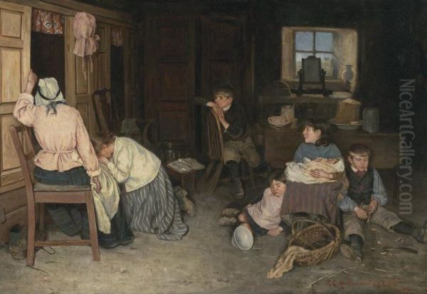 19th Century



 The Pathos Of Life Oil Painting by Roebrt Gemmel Hutchinson