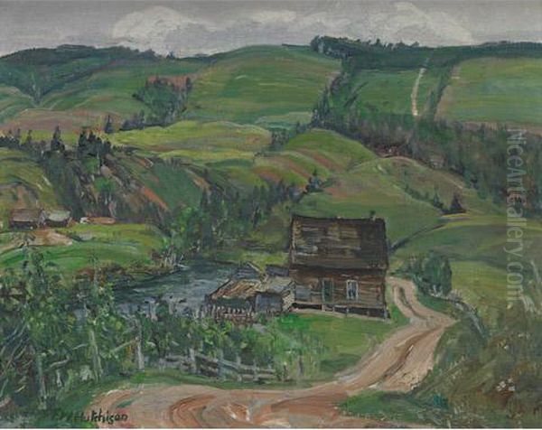 Farm On Gouffre River by Frederick William Hutchison