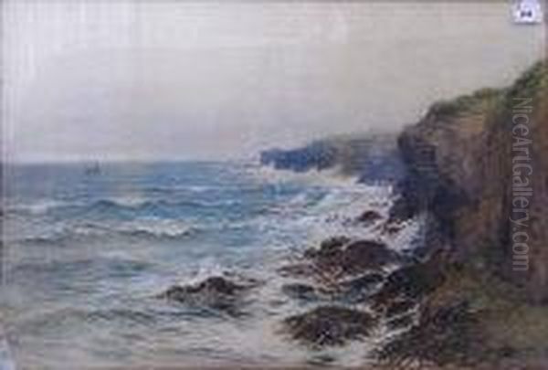 The Coast Oil Painting by Thomas Swift Hutton