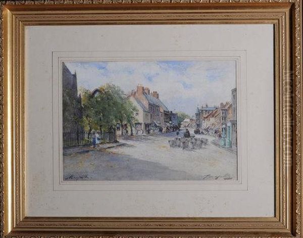 Morpeth Oil Painting by Thomas Swift Hutton