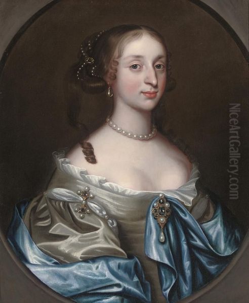 Portrait Of A Lady, Bust-length Oil Painting by Jacob Huysmans