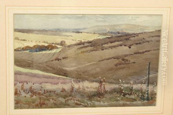 The Sussex Downs Oil Painting by William Hyams