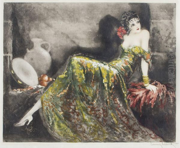 La Gitane Oil Painting by Louis Icart