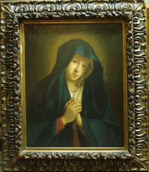 Madonna Of Sorrow Oil Painting by Giovanni Battista Salvi