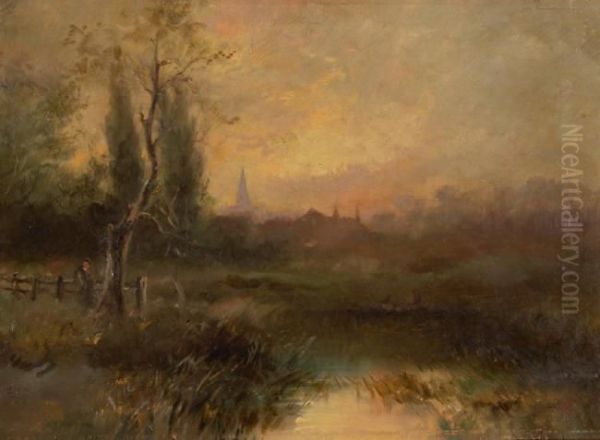 Untitled Oil Painting by John William Inchbold