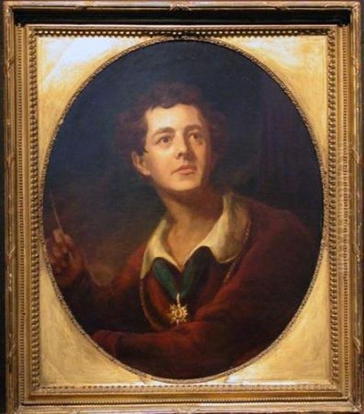 Portrait Of William Charles Macready, Purportedly Oil Painting by Henry Inman