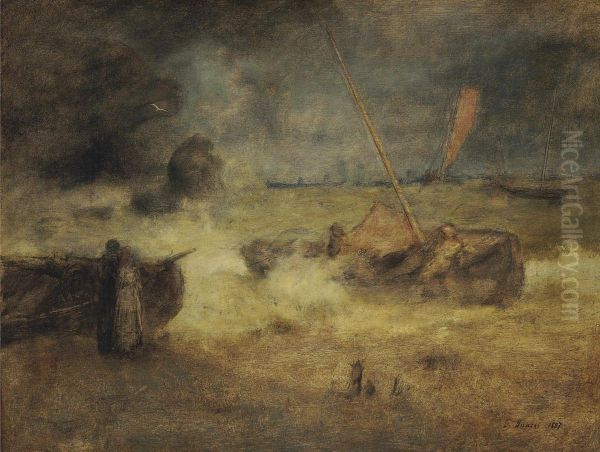 Coast Of Cornwall by George Inness