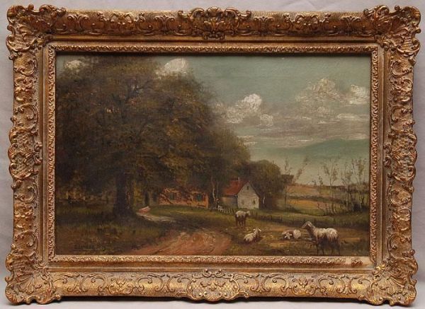 Little Farm House Oil Painting by George Inness Jnr.