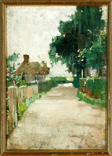 At West Beer, Kent Oil Painting by John Henry Inskip