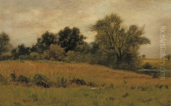 Summer Landscape Oil Painting by Albert B. Insley