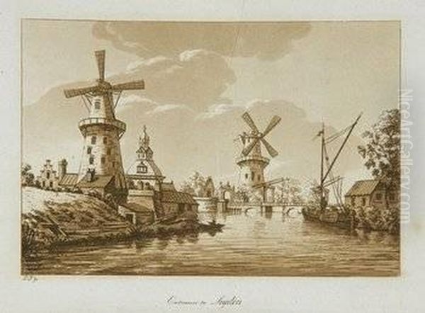 A Picturesque Tour Through Holland, Brabant, And Part Of France; Made In The Autumn Of 1789 Oil Painting by Samuel Ireland